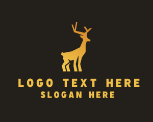 Deluxe Gold Stag  Logo