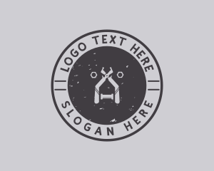 Handyman Tool Plumber Badge Logo