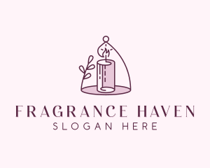 Scented - Scented Candle Decor logo design