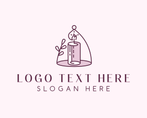 Handmade - Scented Candle Decor logo design