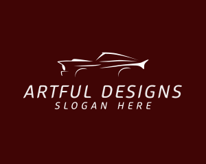 Line Art Automotive logo design