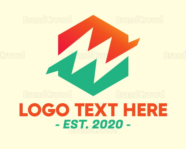 Energy Power Hexagon Logo