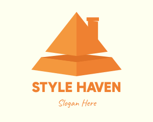 Orange Pyramid House Logo