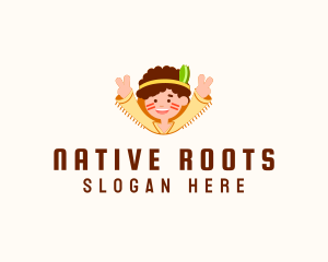 Native - Native Peace Boy logo design