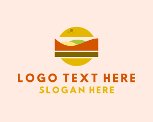 Lunch - Fast Food Burger logo design