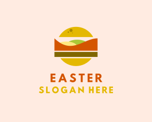 Hamburger - Fast Food Burger logo design