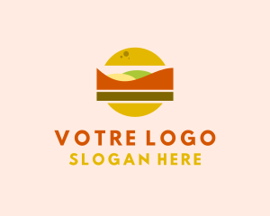 Snack - Fast Food Burger logo design