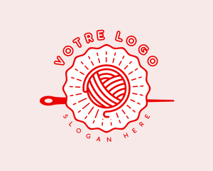 Crochet Yarn Needle Logo