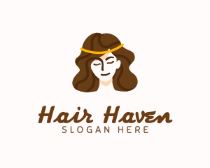 Haircare - Wellness Woman Hair logo design