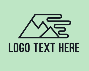 Mountain - Fast Mountain Trekking logo design