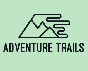 Trekking - Fast Mountain Trekking logo design