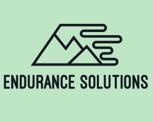 Fast Mountain Trekking logo design