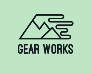 Fast Mountain Trekking logo design