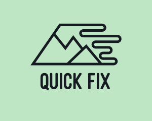 Fast Mountain Trekking logo design