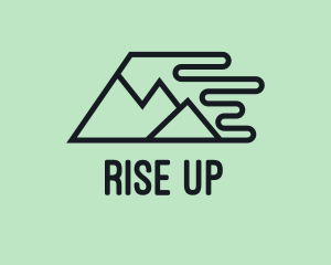 Fast Mountain Trekking logo design