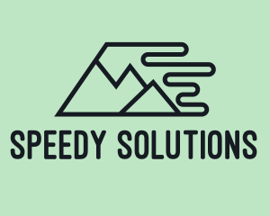 Fast - Fast Mountain Trekking logo design