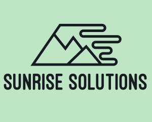 Fast Mountain Trekking logo design