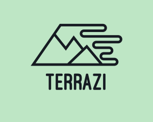 Fast Mountain Trekking logo design