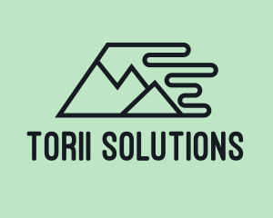 Fast Mountain Trekking logo design