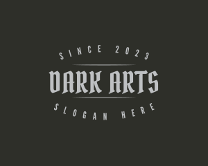 Dark Gothic Business logo design