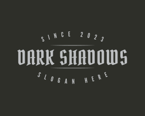 Dark Gothic Business logo design