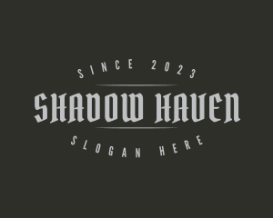 Dark - Dark Gothic Business logo design