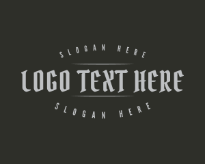 Dark Gothic Business Logo