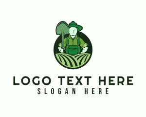 Hotriculture - Agriculture Lawn Farmer logo design