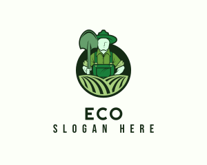 Agriculture Lawn Farmer Logo