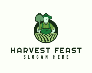 Agriculture Lawn Farmer logo design