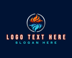 Industrial - Industrial Heating Cooling logo design