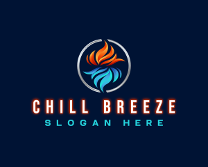 Cooling - Industrial Heating Cooling logo design