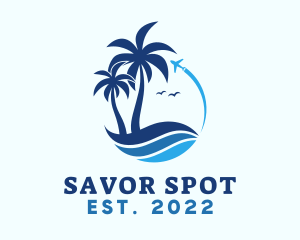 Summer Beach Ocean logo design