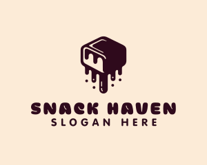 Chocolate Pastry Snack logo design