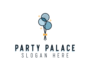 Balloon Party Event logo design