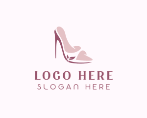 Designer - Elegant Peep Toe High Heels logo design