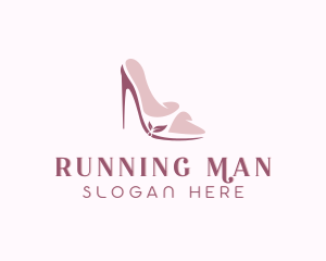 Shoemaking - Elegant Peep Toe High Heels logo design