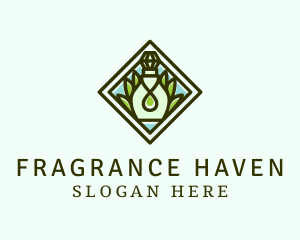 Green Leaves Scent logo design