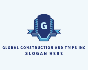 Industrial Construction Builder logo design