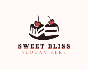 Chocolate Cake Dessert logo design