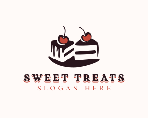 Chocolate Cake Dessert logo design