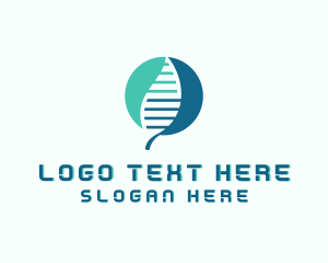 Agritech - Leaf Biotech Science logo design