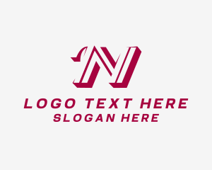 Letter N - Express Delivery Courier logo design