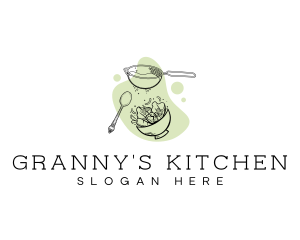 Kitchen Cooking Utensils logo design