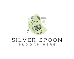 Kitchen Cooking Utensils logo design