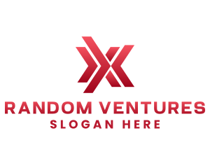 Generic Arrow Letter X logo design