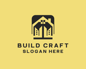 Building House Construction logo design