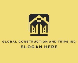 Building House Construction logo design