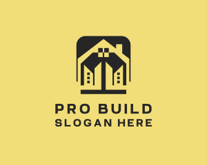 Building House Construction logo design