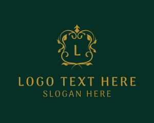 Classic - Elegant Wedding Shield logo design
